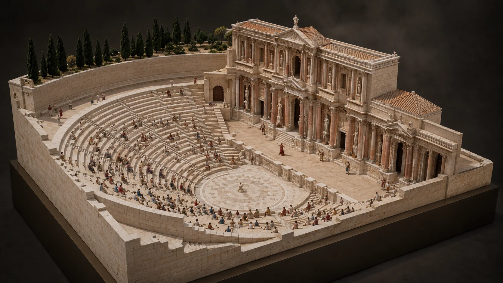 Visual reconstruction of the Roman Theatre of Cartagena